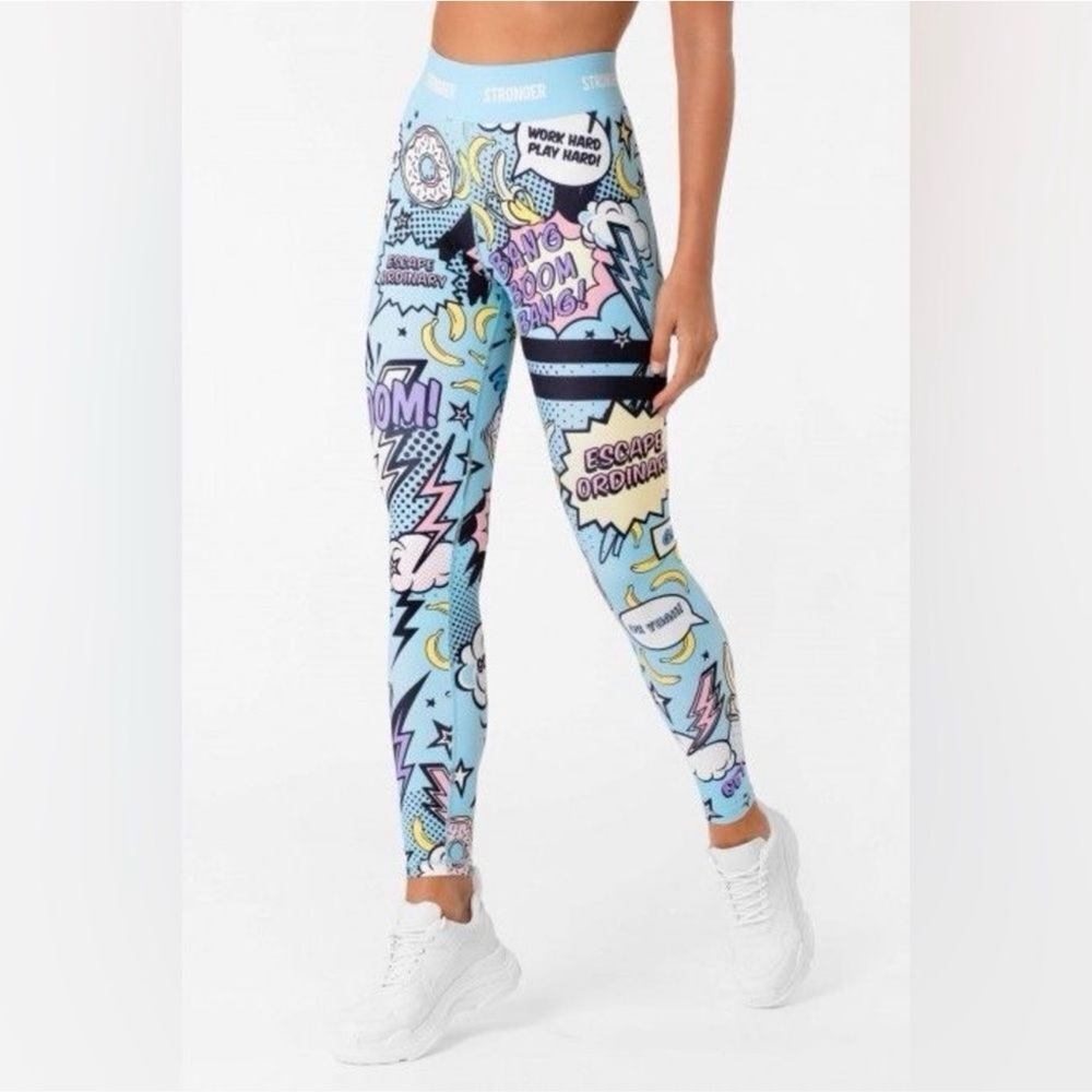 STRONGER Ice Cream Leggings - Pop Art Print